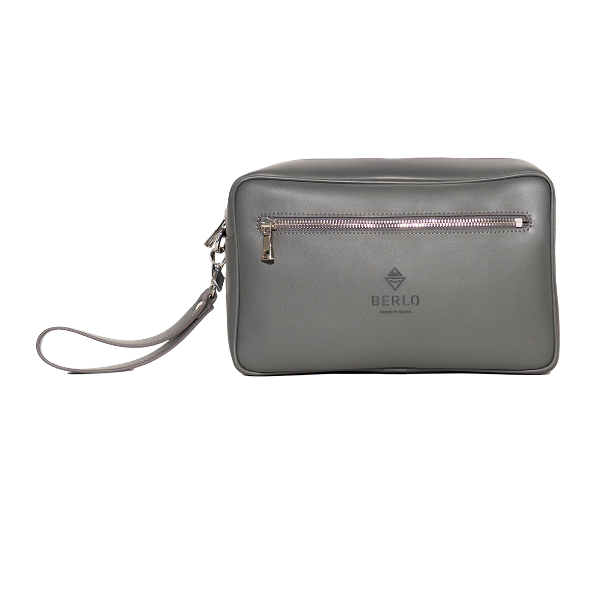 Berlo Cactus Leather Toiletry Bag Large