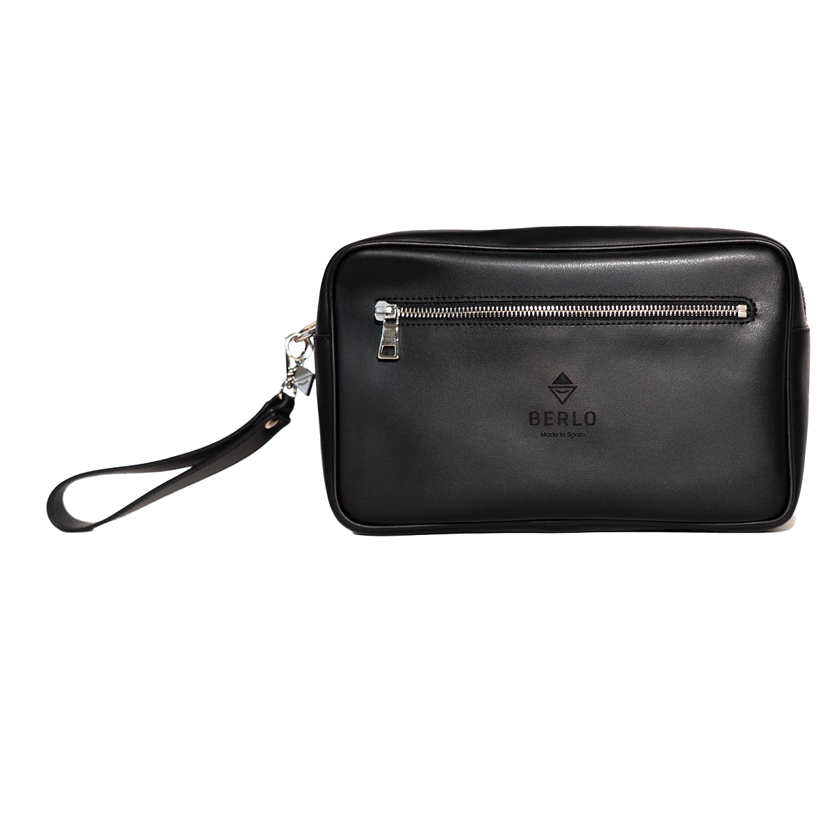 Berlo Cactus Leather Toiletry Bag Large