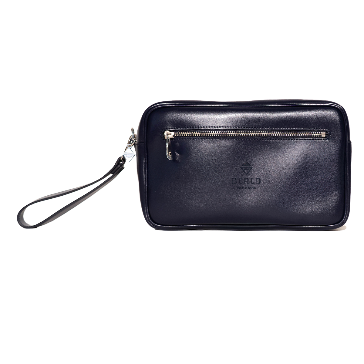 Berlo Cactus Leather Toiletry Bag Large