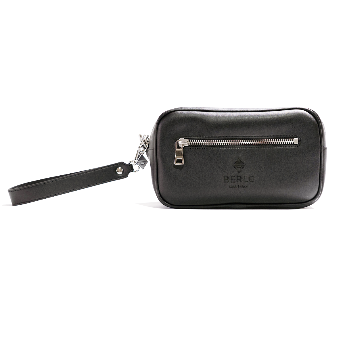 Berlo Cactus Leather Toiletry Bag