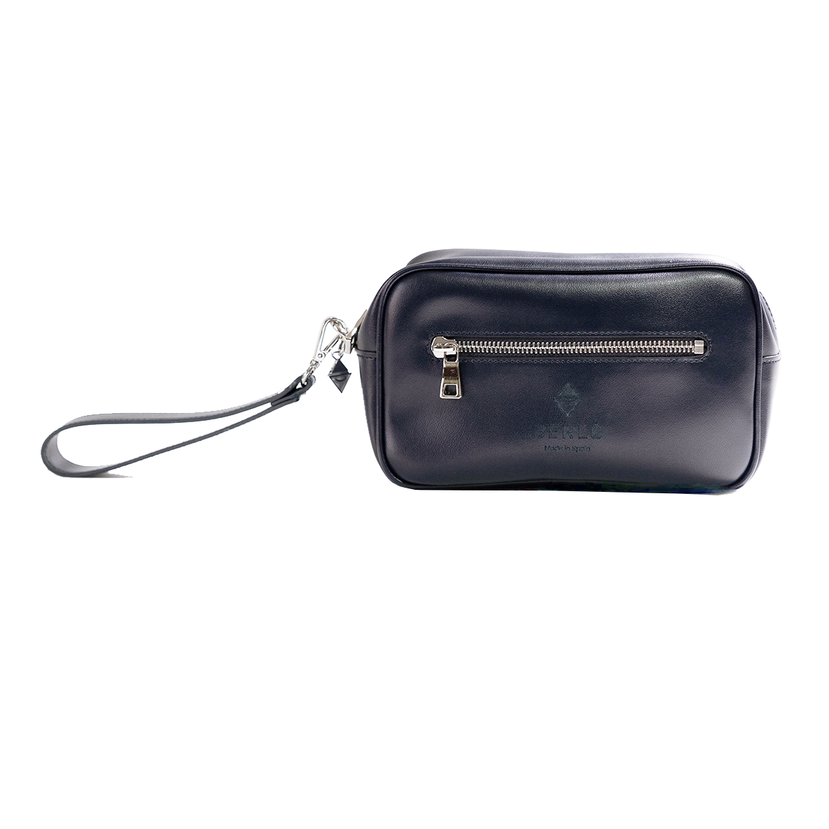 Berlo Cactus Leather Toiletry Bag