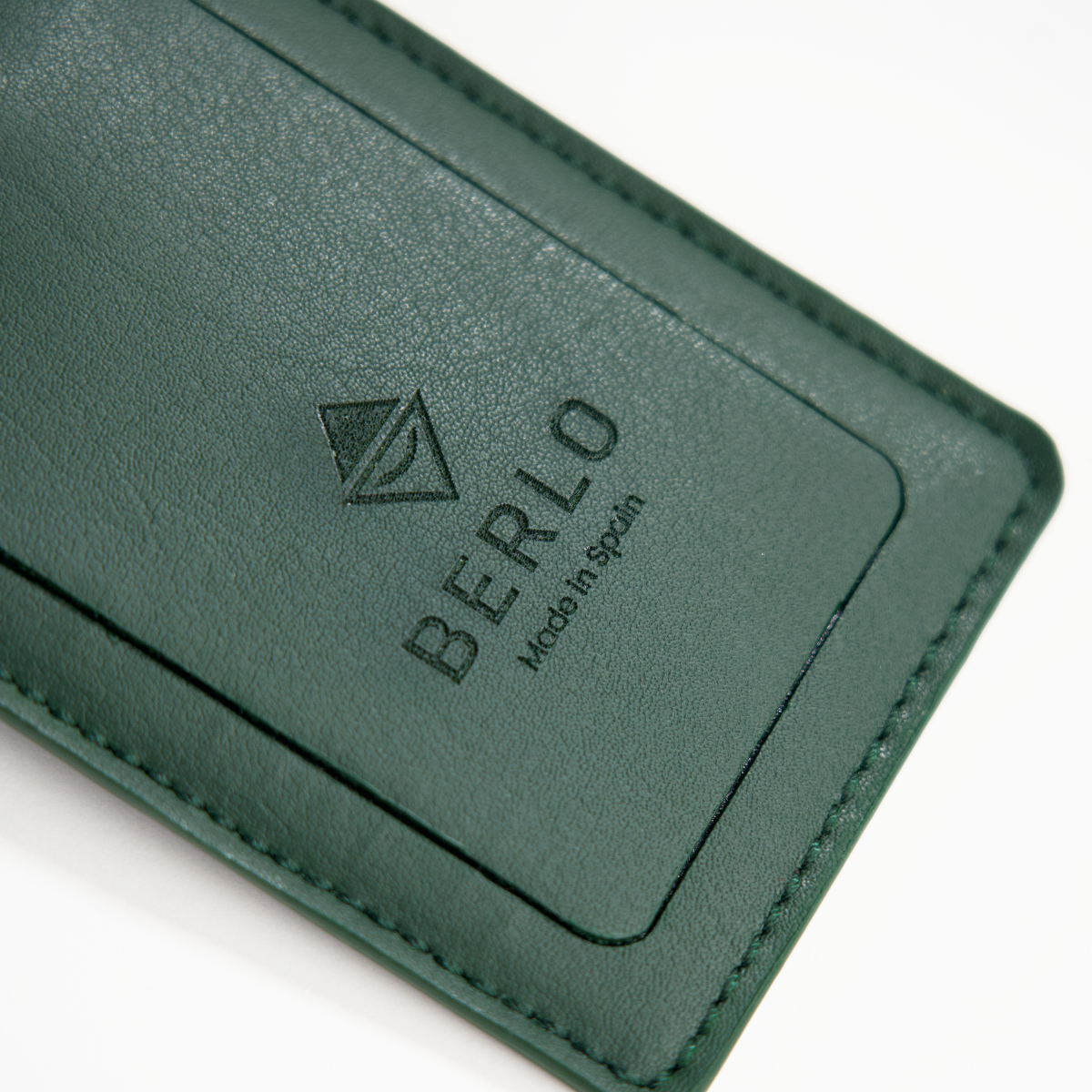 Berlo Cactus Leather Luggage Tag