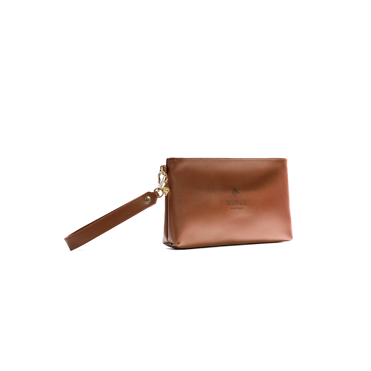 Berlo Cactus Leather Cosmetics Bag Large