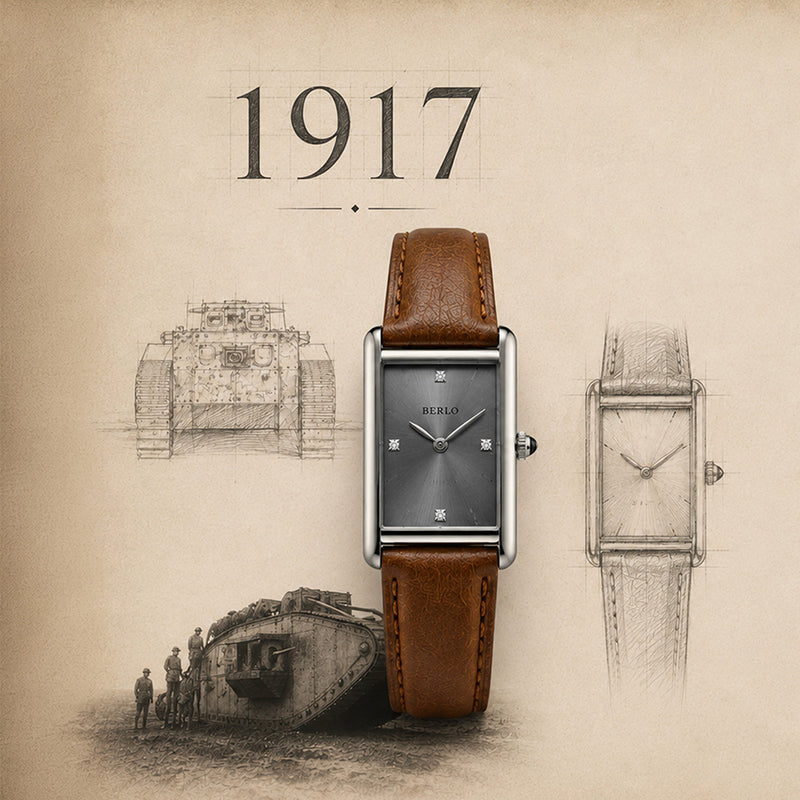 A shape born from a battlefield. Refined into a watch.