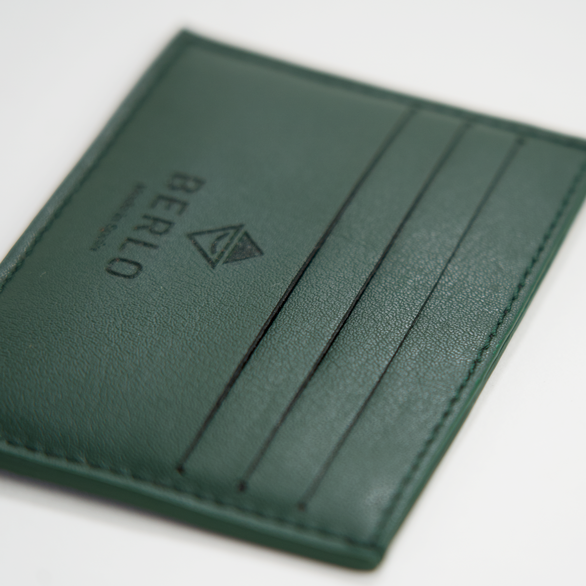 Berlo Cactus Leather Card Holder