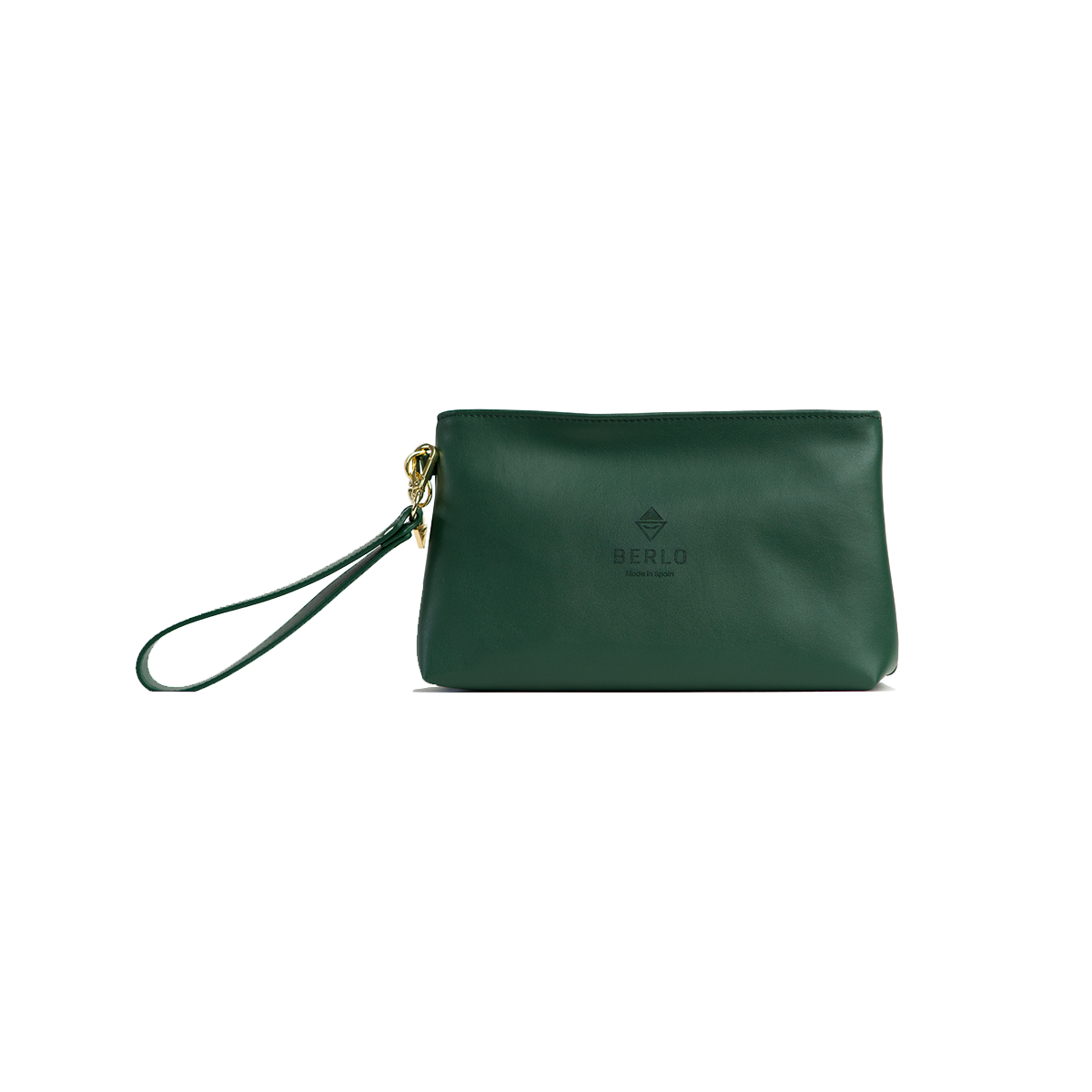 Berlo Cactus Leather Cosmetics Bag Large