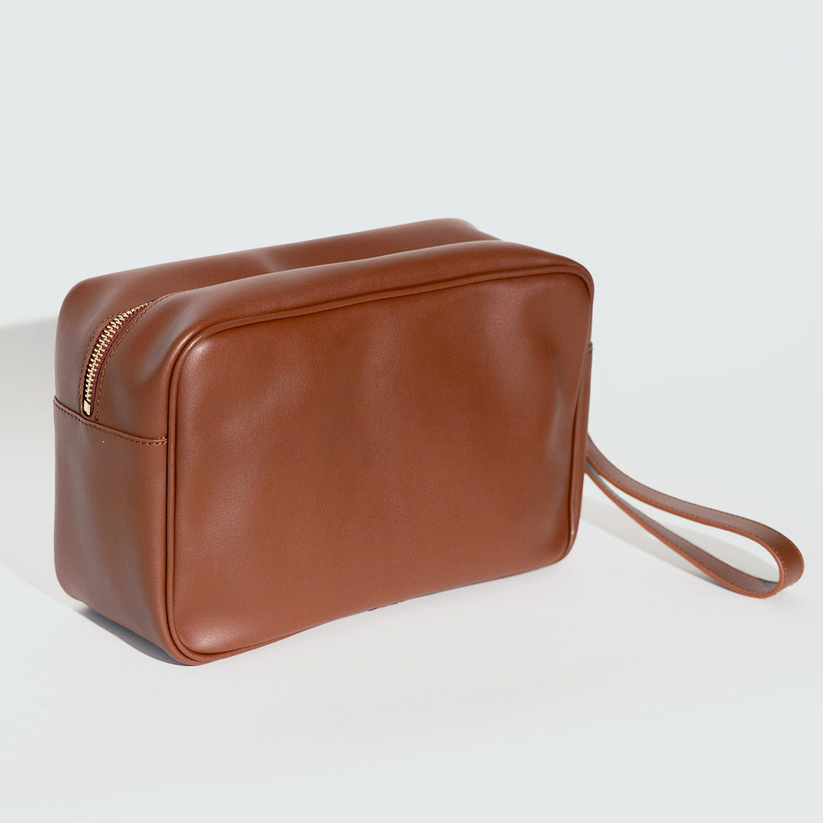 Berlo Cactus Leather Toiletry Bag Large