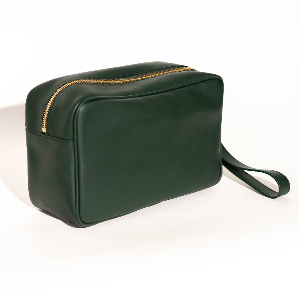 Berlo Cactus Leather Toiletry Bag Large