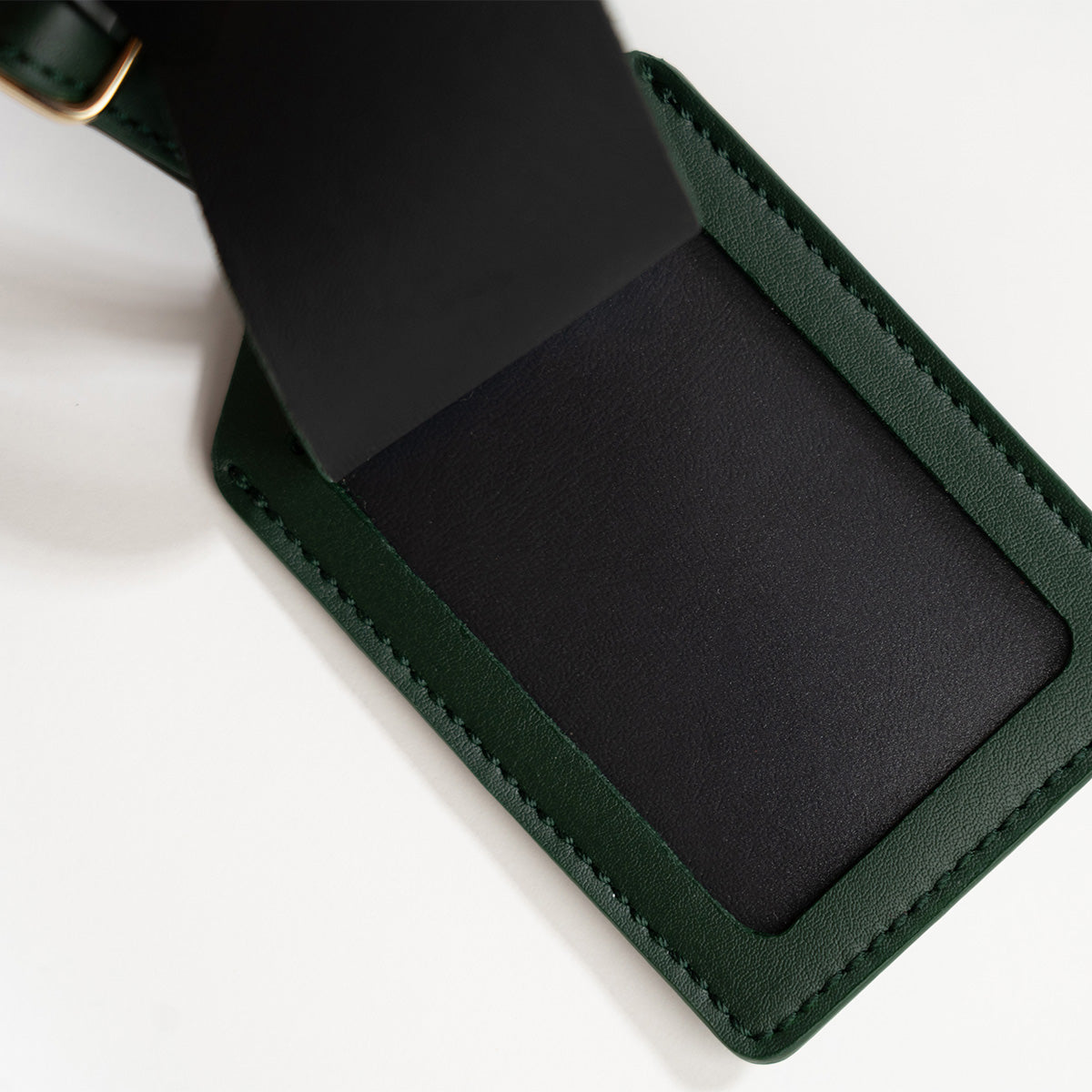 Berlo Cactus Leather Luggage Tag