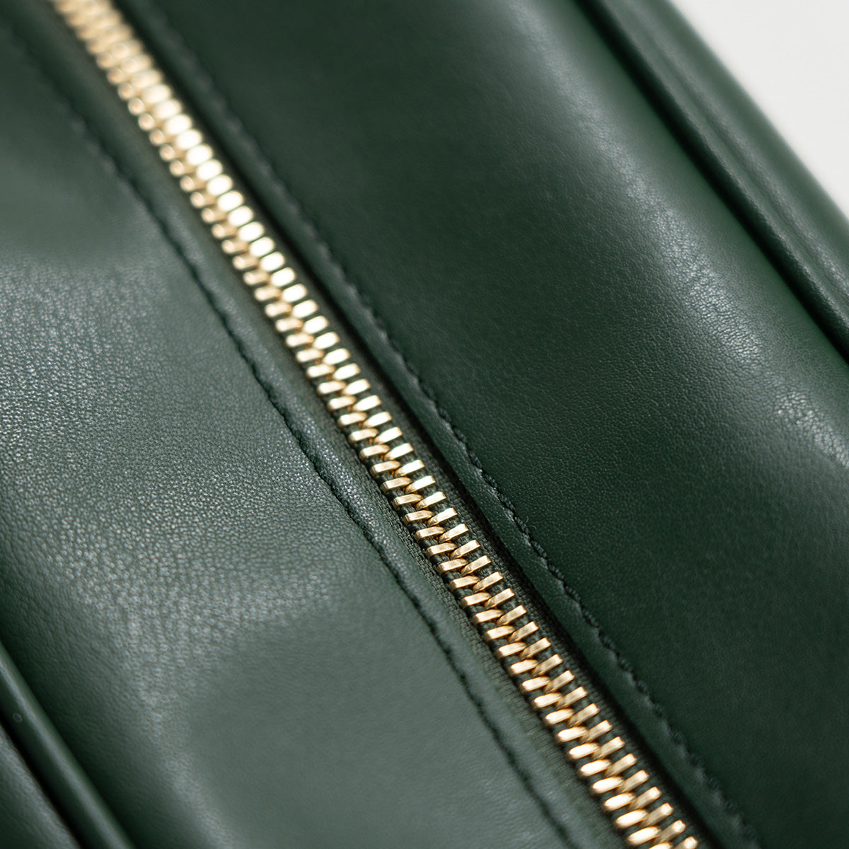 Berlo Cactus Leather Makeup Bag