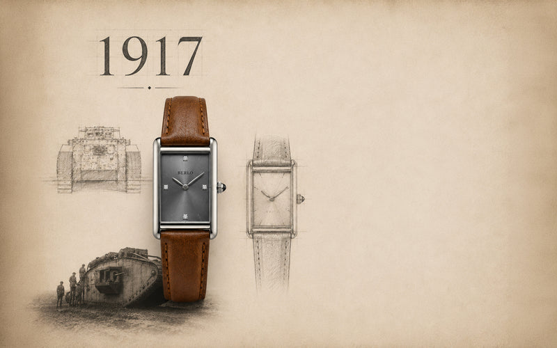 A shape born from a battlefield. Refined into a watch.