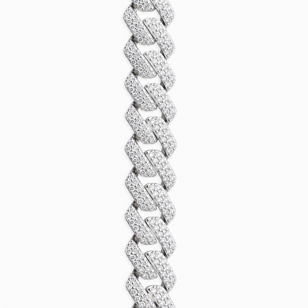 Berlo Heritage — 925 Silver Rhodium Cuban Link Bracelet