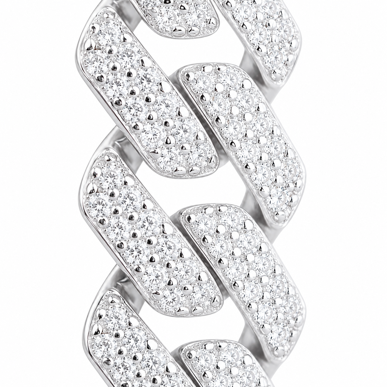 Berlo Heritage — 925 Silver Rhodium Cuban Link Bracelet