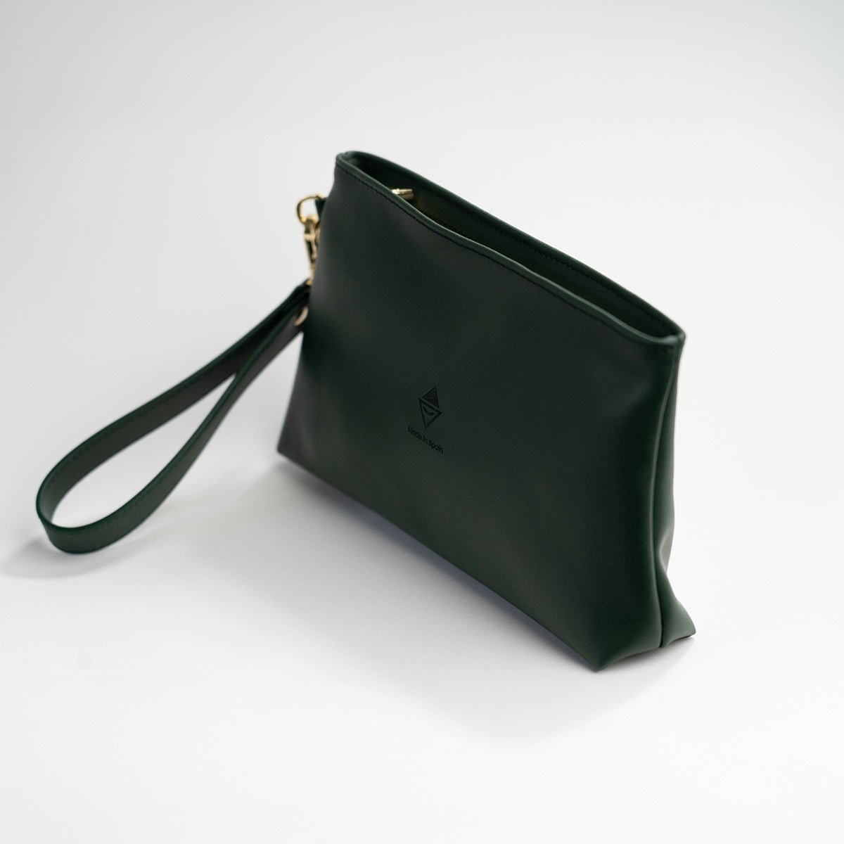 Berlo Cactus Leather Cosmetics Bag Large