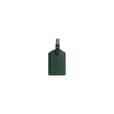 Berlo Cactus Leather Luggage Tag