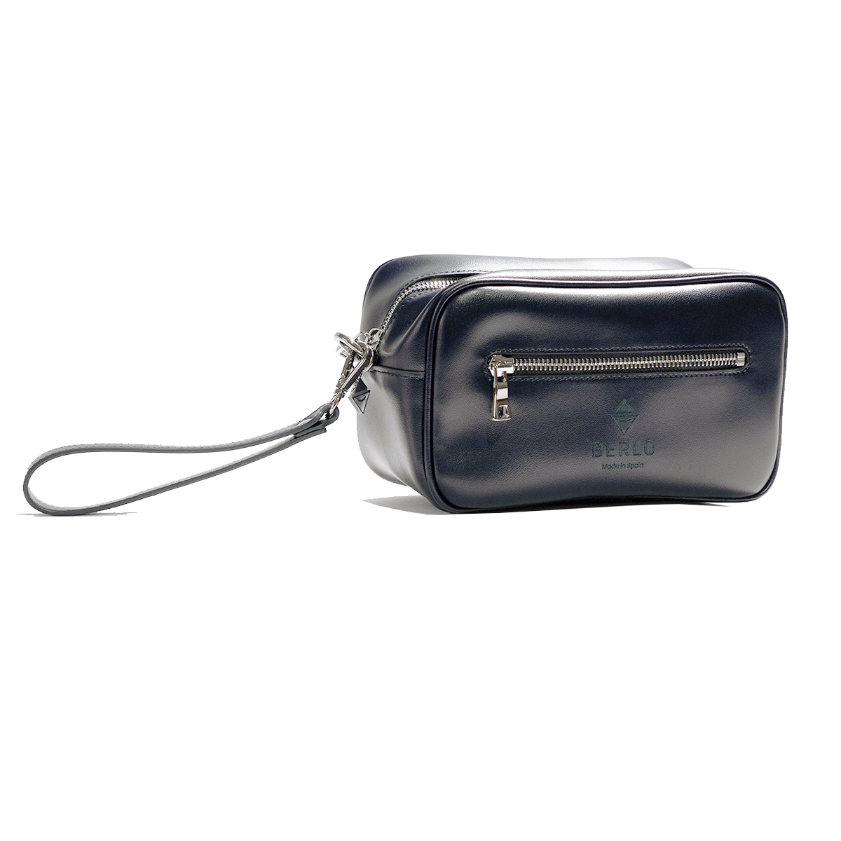 Berlo Cactus Leather Toiletry Bag