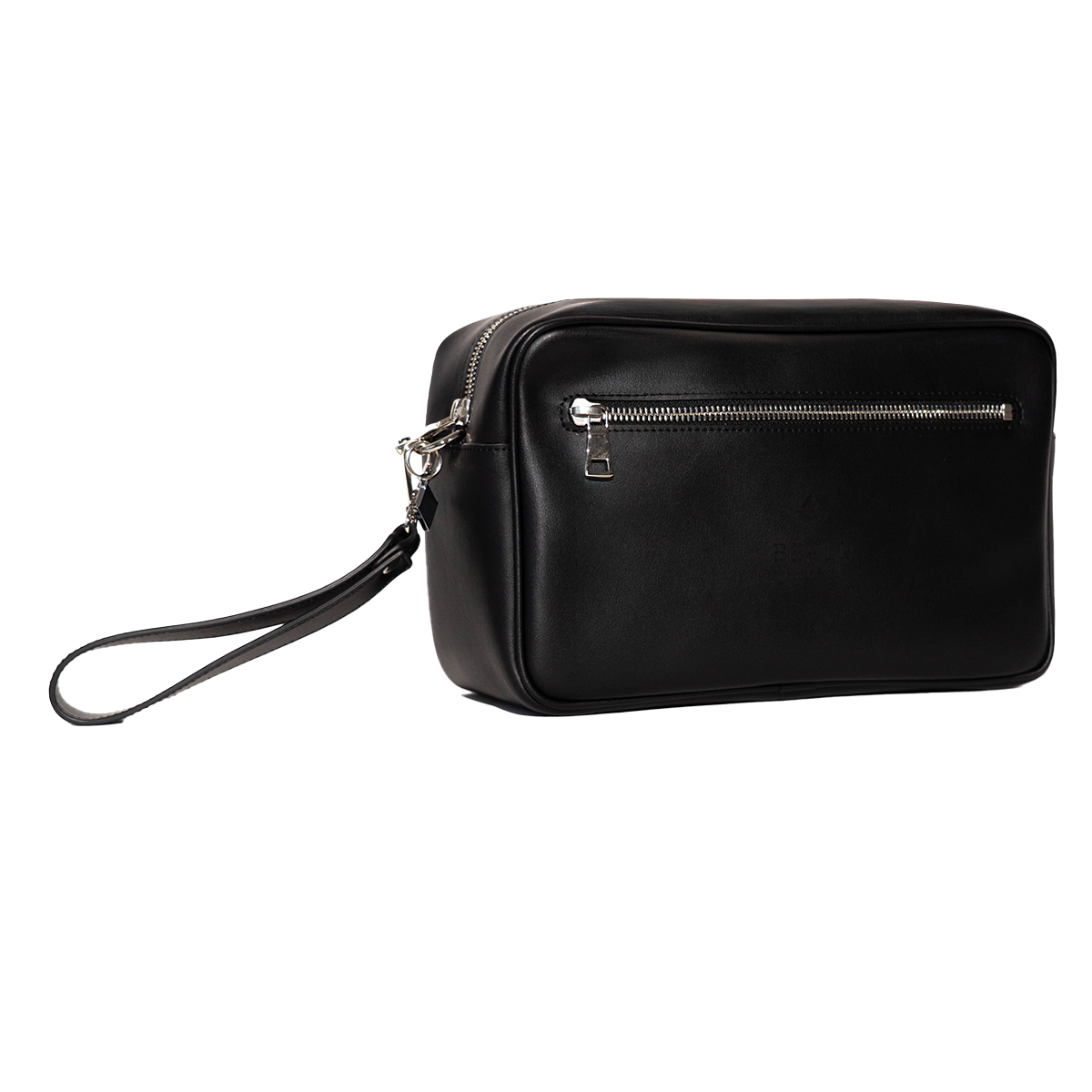 Berlo Cactus Leather Toiletry Bag Large