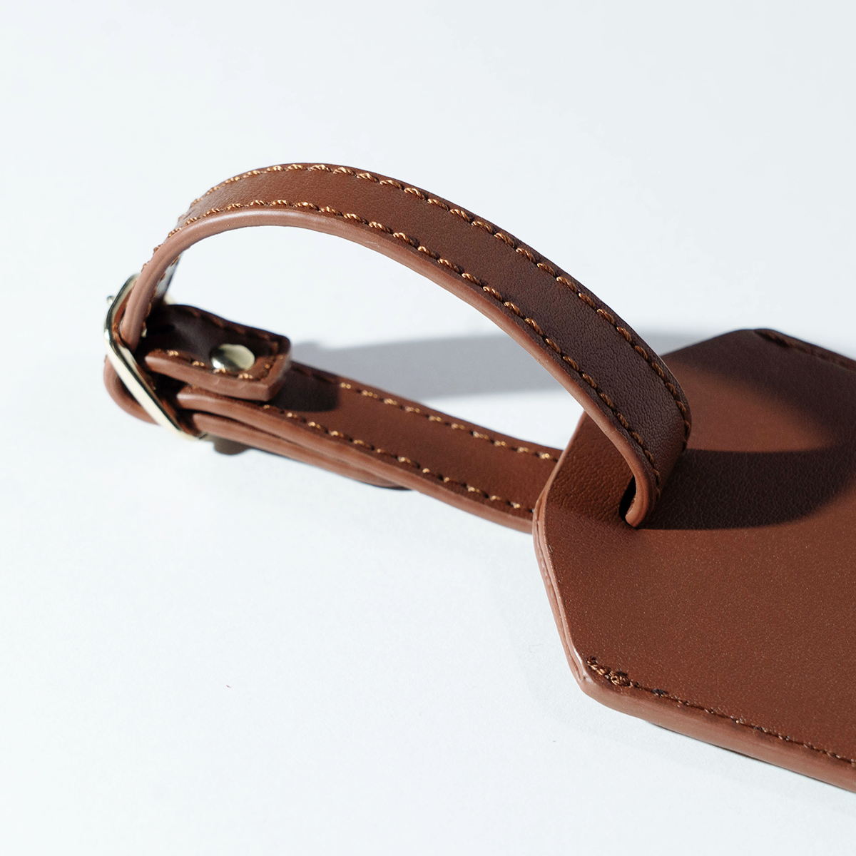 Berlo Cactus Leather Luggage Tag