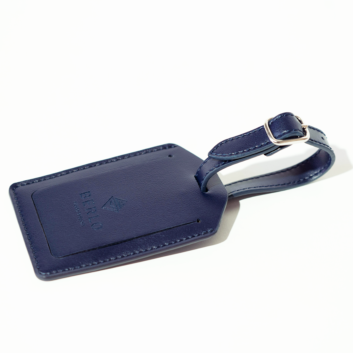 Berlo Cactus Leather Luggage Tag