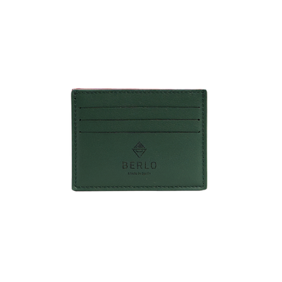 Berlo Cactus Leather Card Holder