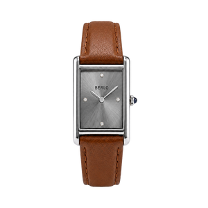 Berlo Tank Brown & Silver, Diamonds