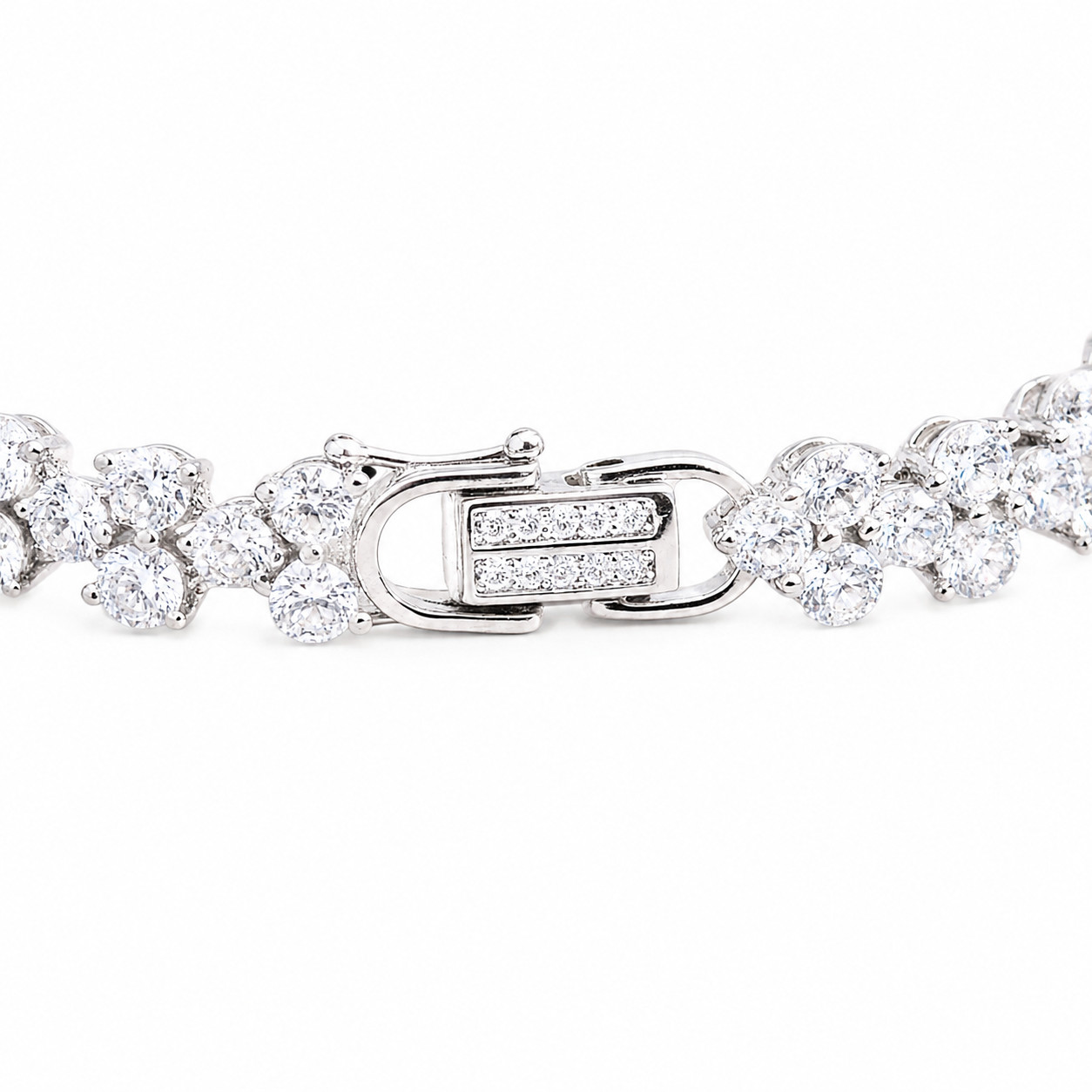 Berlo Heritage — 925 Silver Rhodium Moissanite Tennis Bracelet