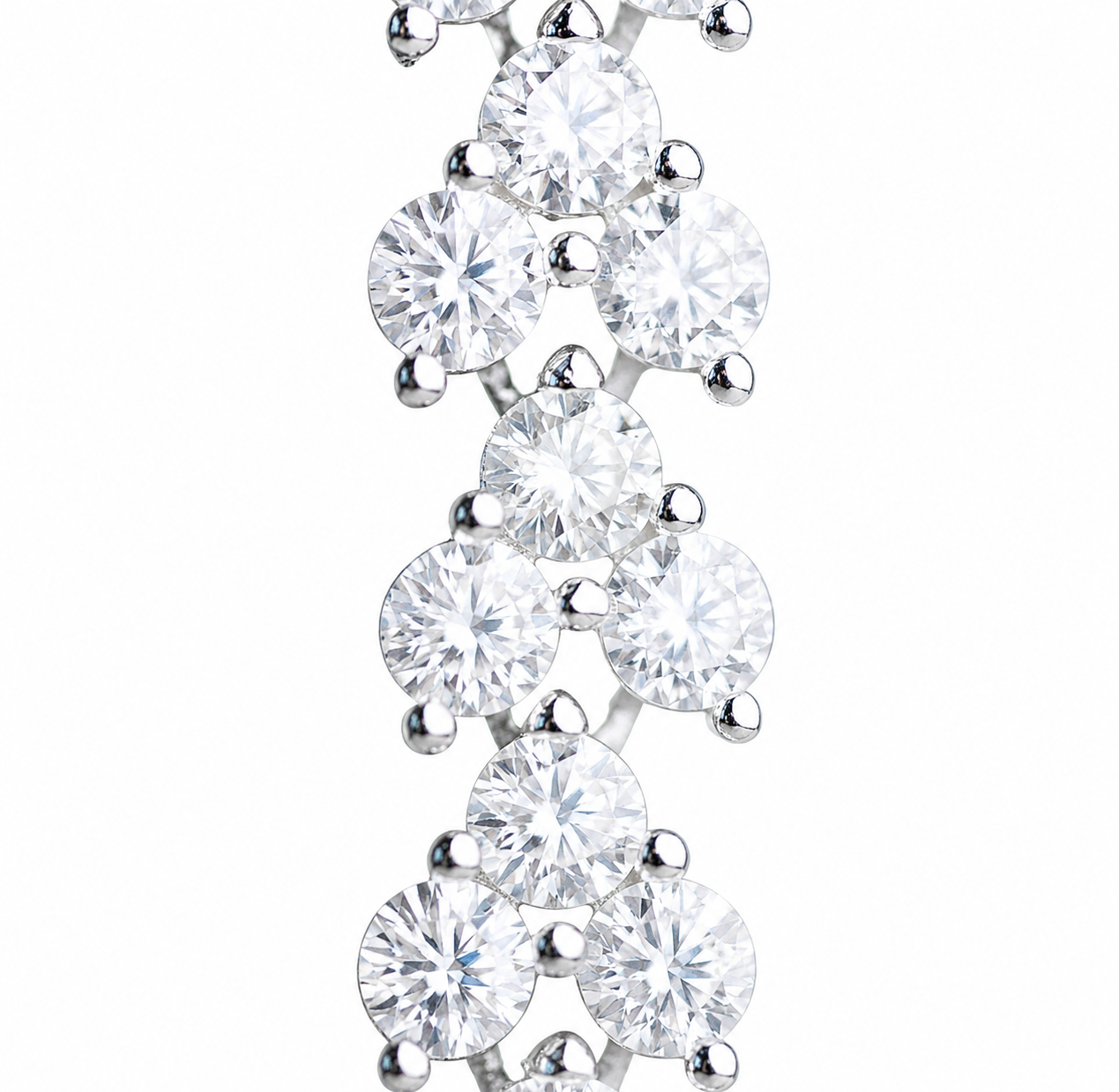 Berlo Heritage — 925 Silver Rhodium Moissanite Tennis Bracelet