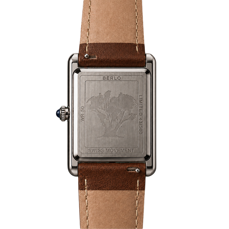 Engraved case-back serial number