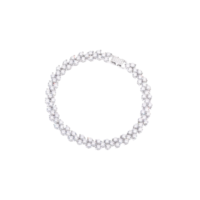 Berlo Heritage — 925 Silver Rhodium Moissanite Tennis Bracelet